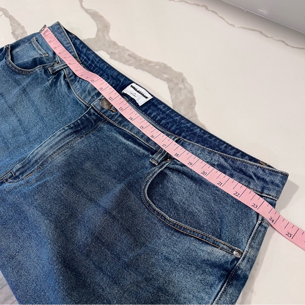 Lane Bryant Women's NWOT Mid-Rise Straight Ankle Jeans Size 24-FLAW NOTED - Picture 10 of 16